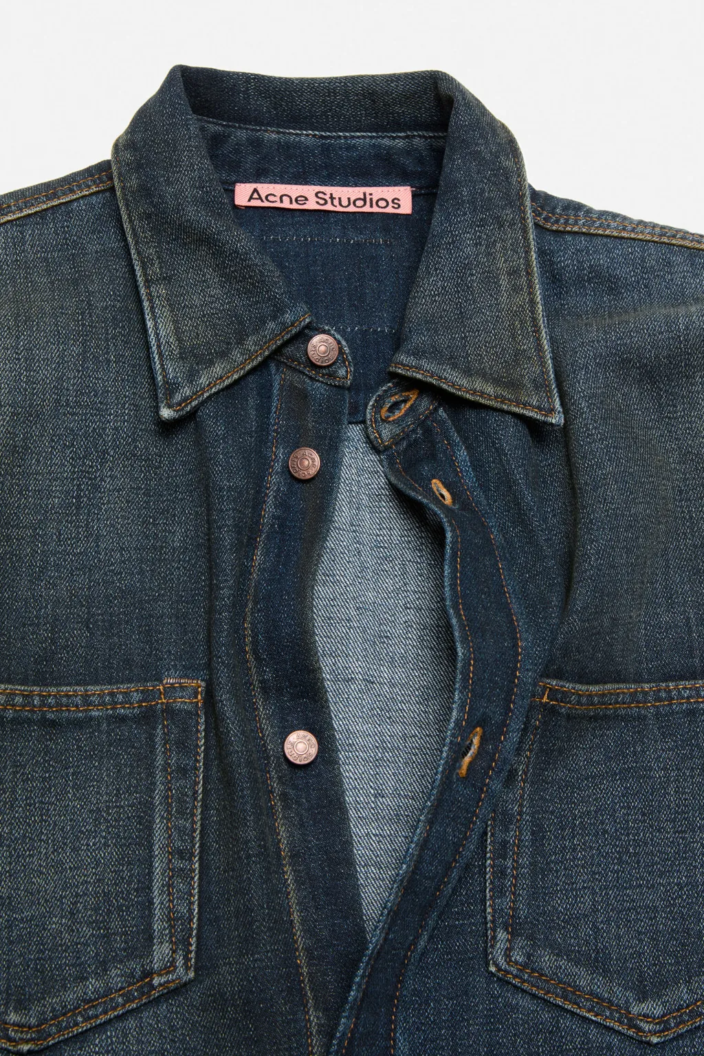 Double-Pocket Denim Shirt
