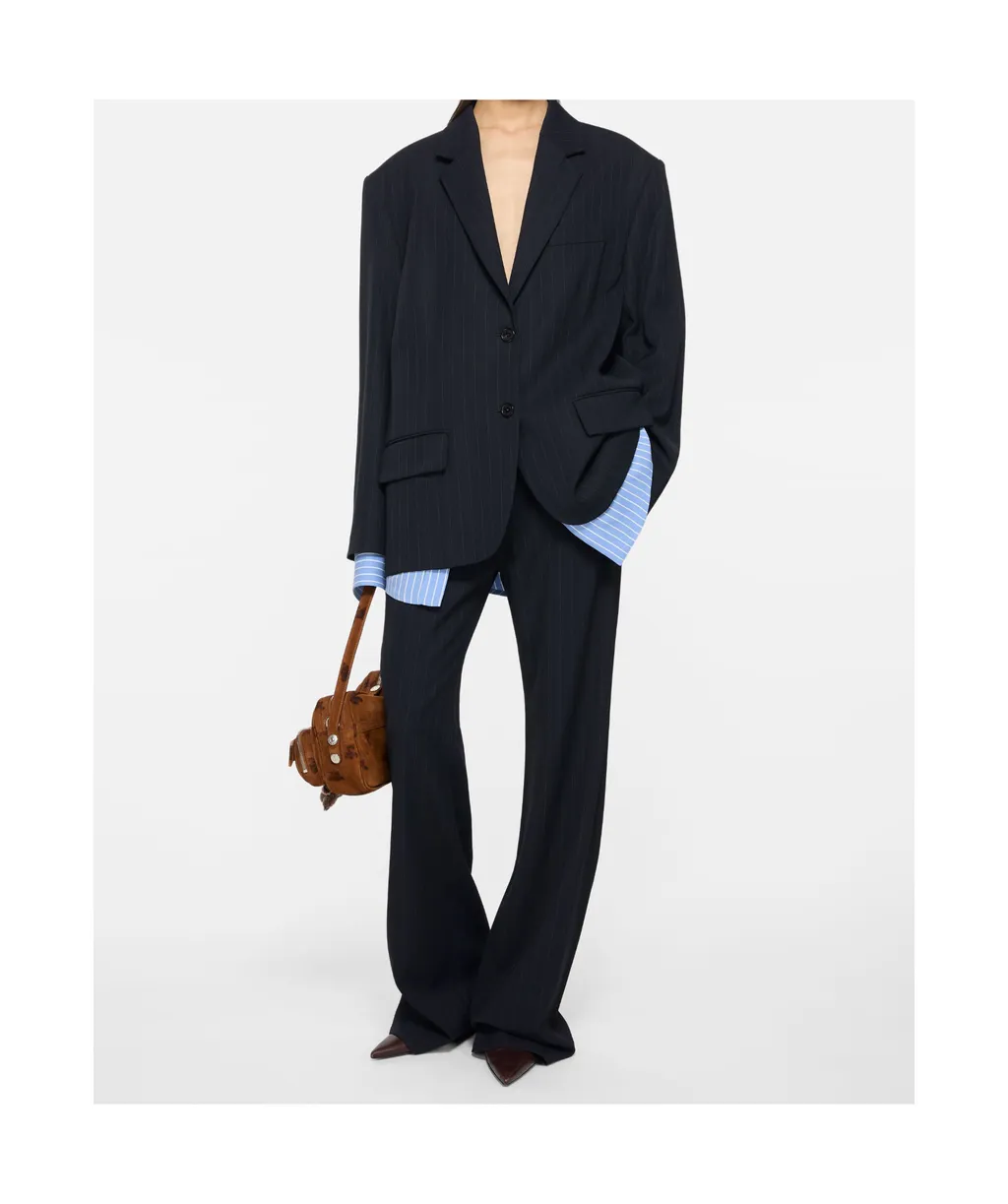 Pinstripe Trousers