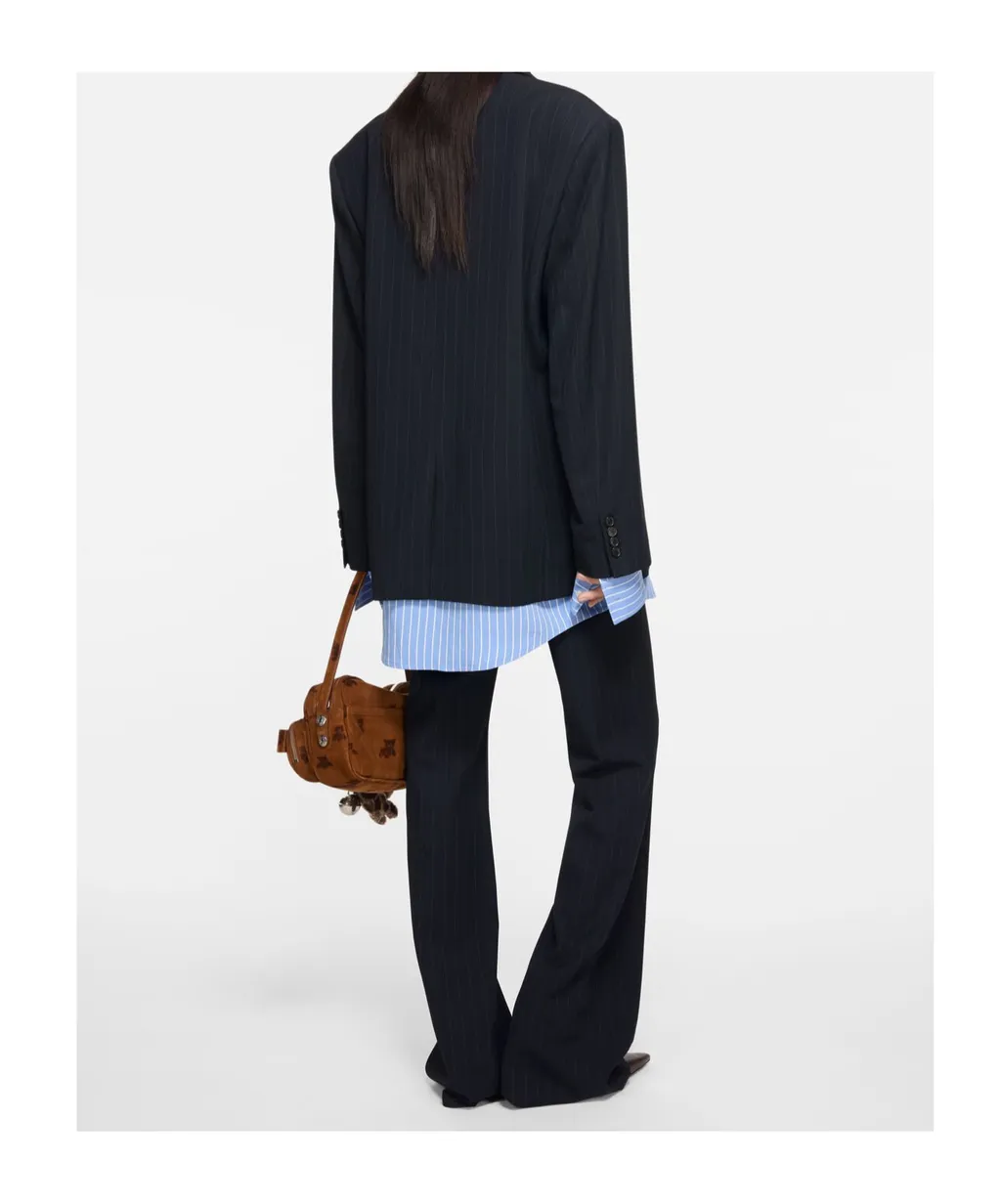 Pinstripe Trousers