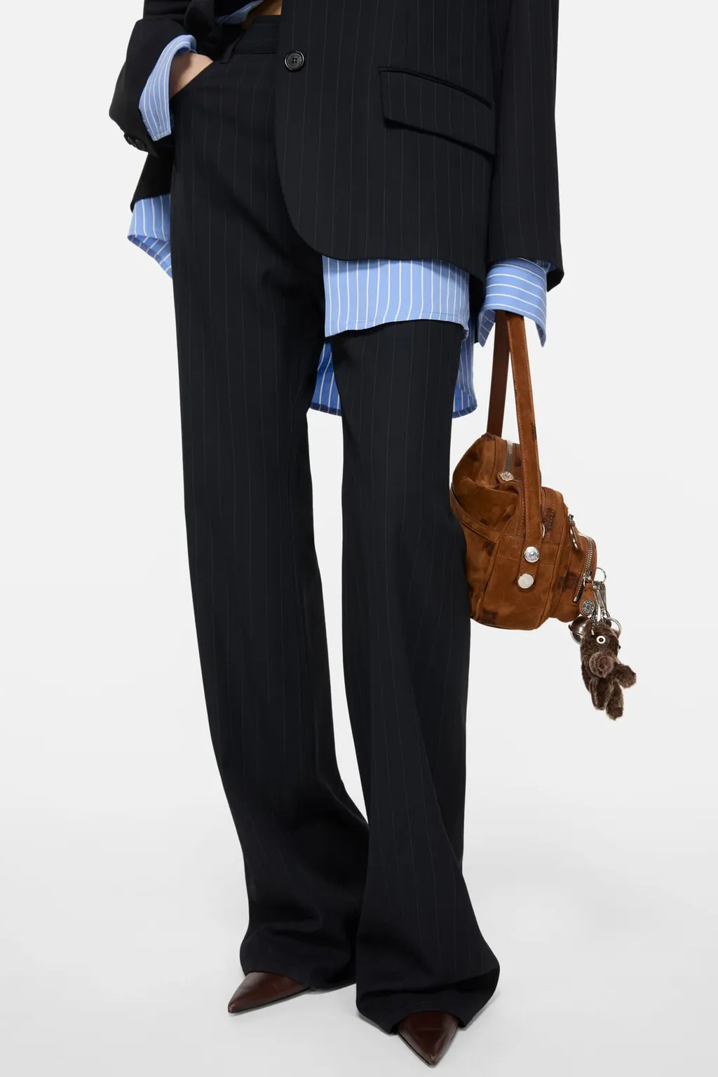 Pinstripe Trousers