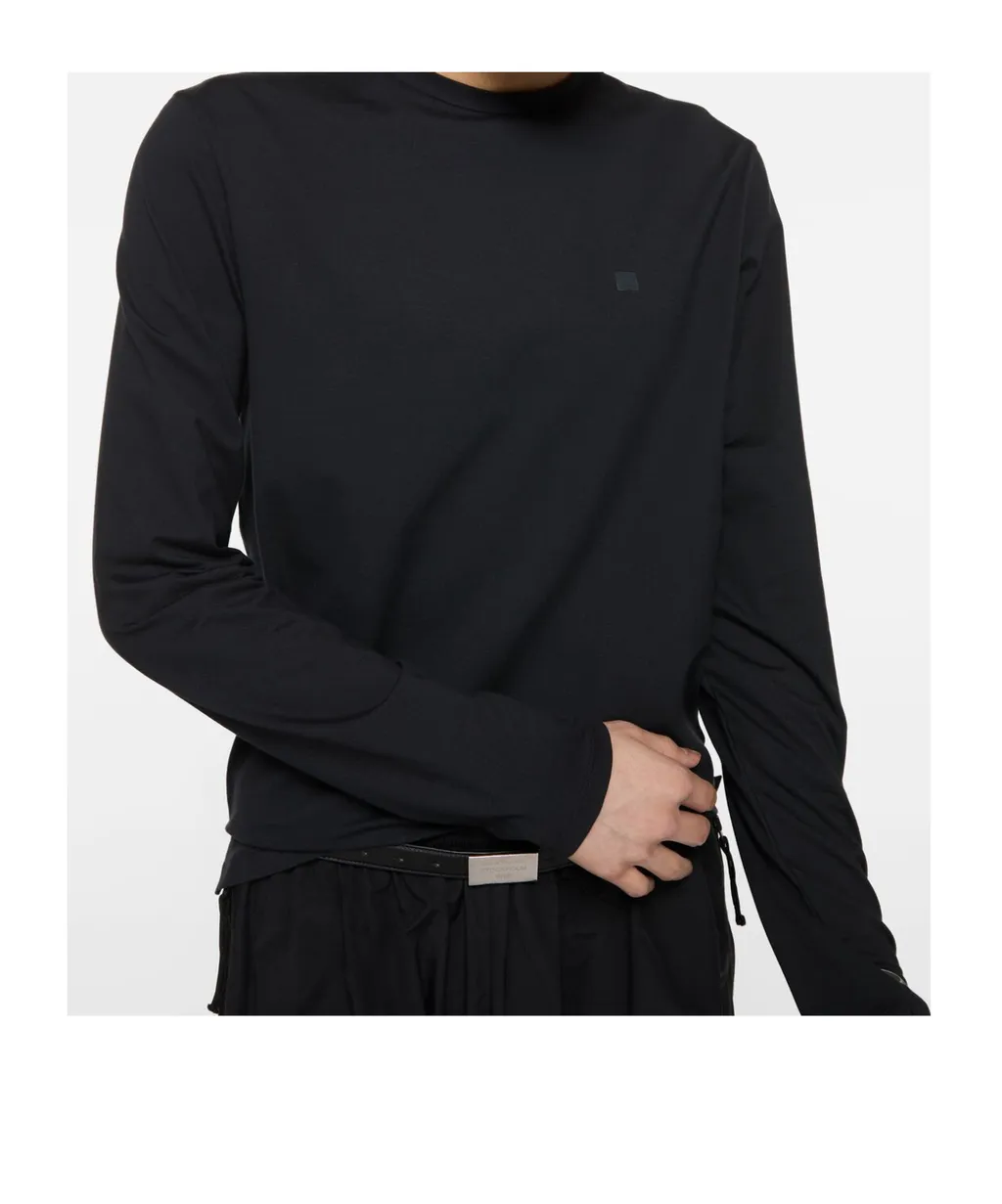 Logo-Patch Long-Sleeve T-Shirt
