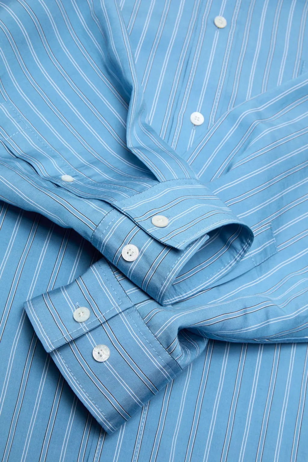 Striped Button-Up Shirt