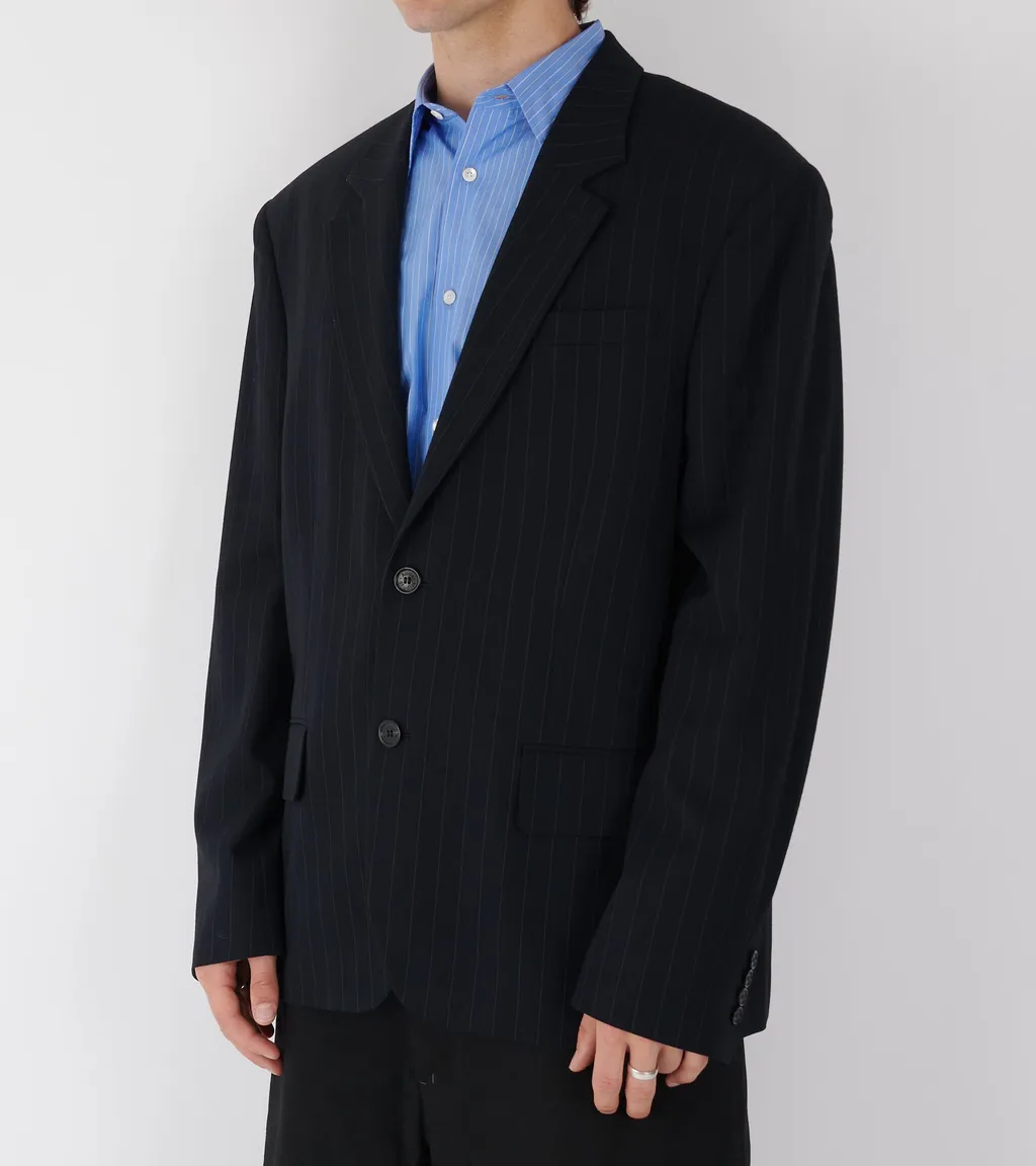 Pinstripe Blazer