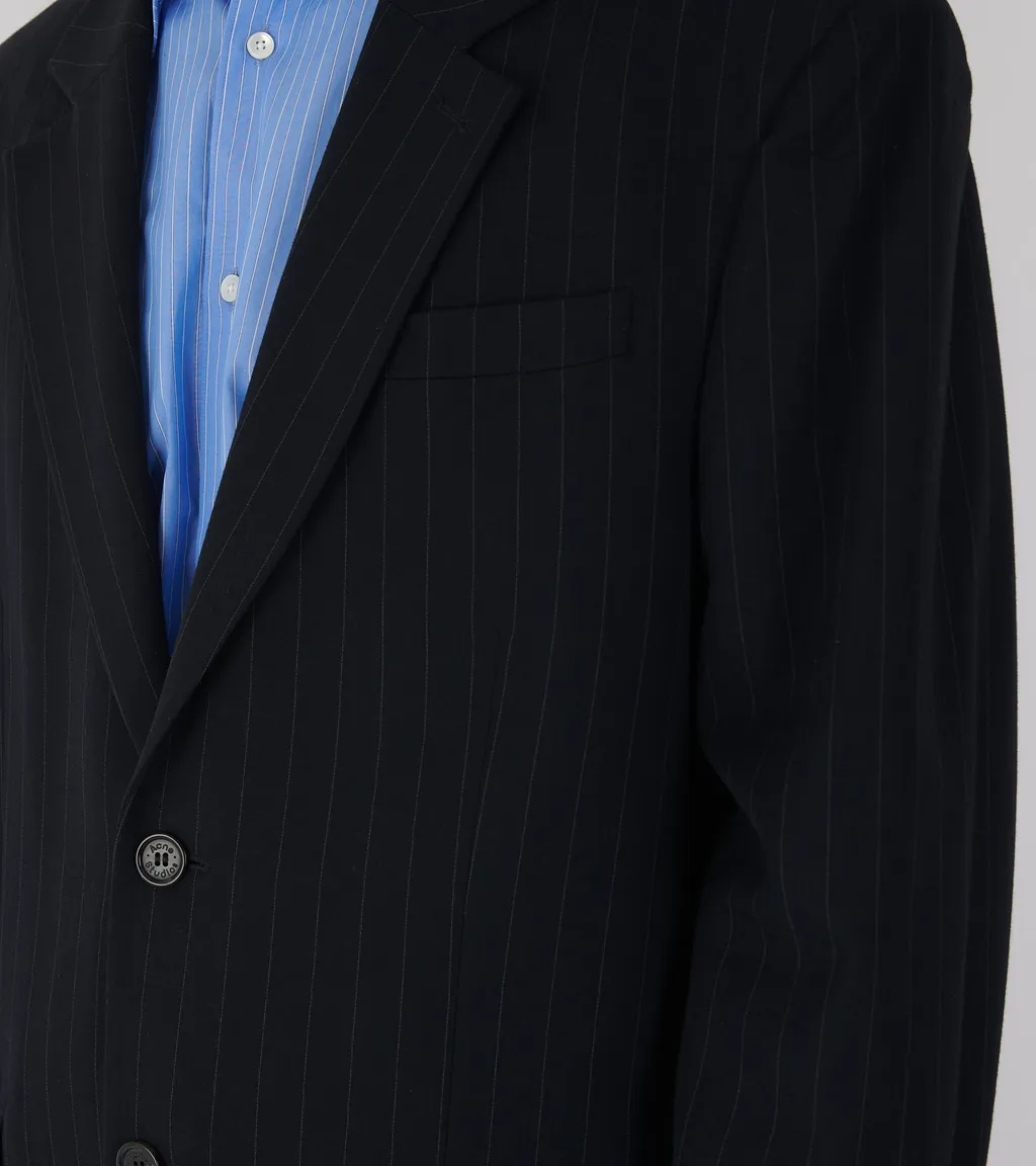 Pinstripe Blazer