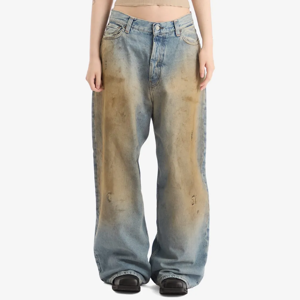 Distressed-Detail Jeans