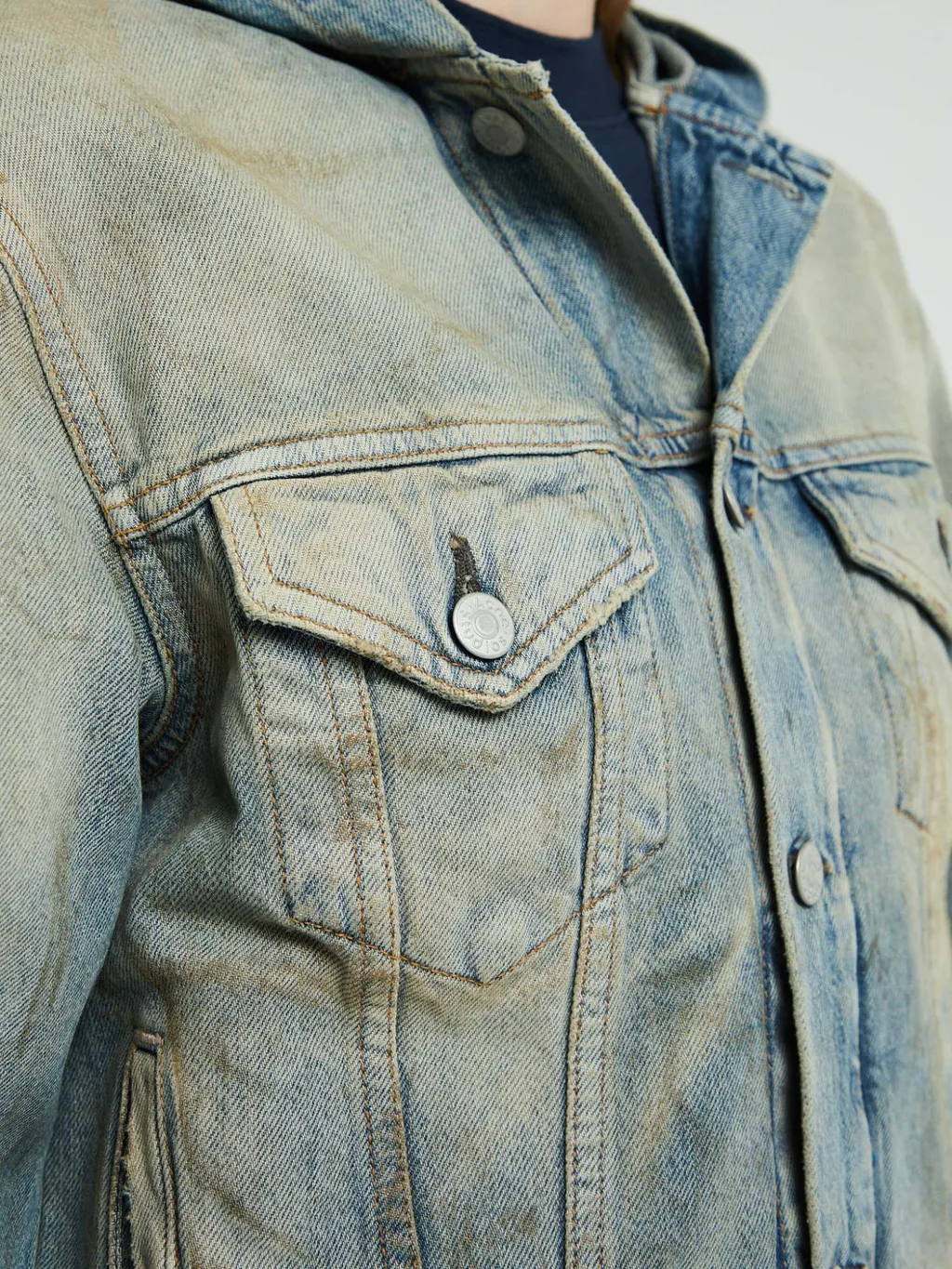 Hooded Denim Jacket