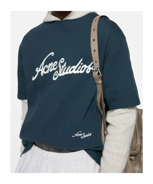 Logo Embroidered Crewneck T-Shirt