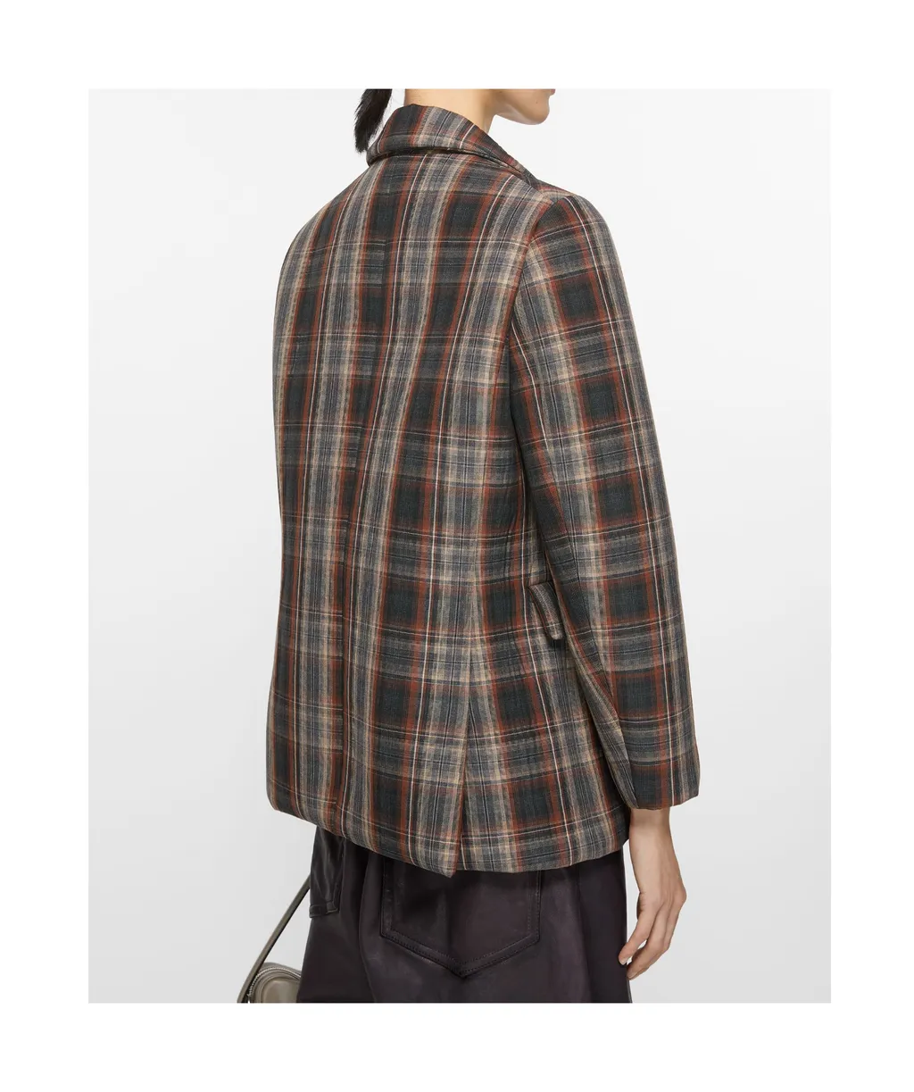 Checked Blazer