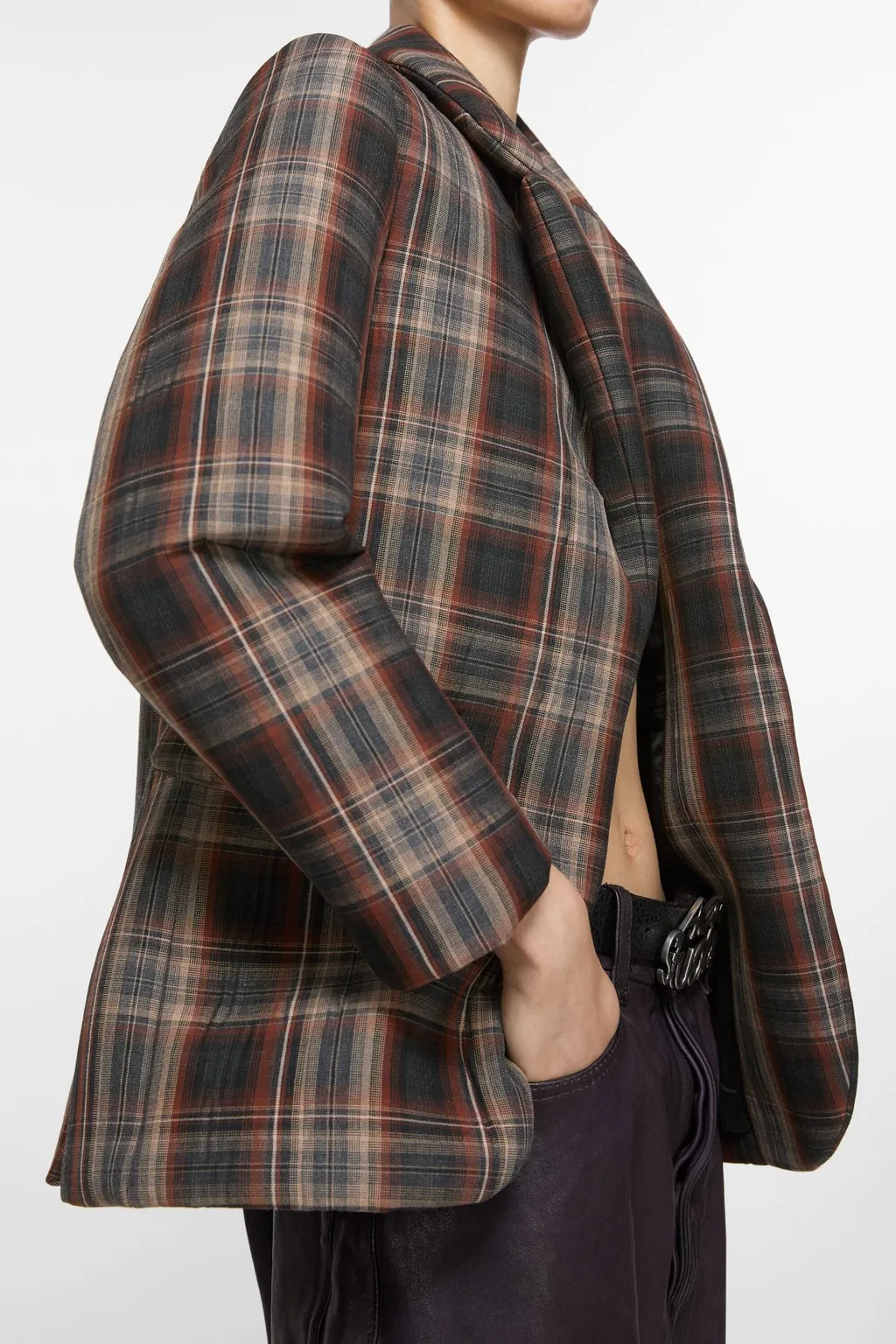 Checked Blazer