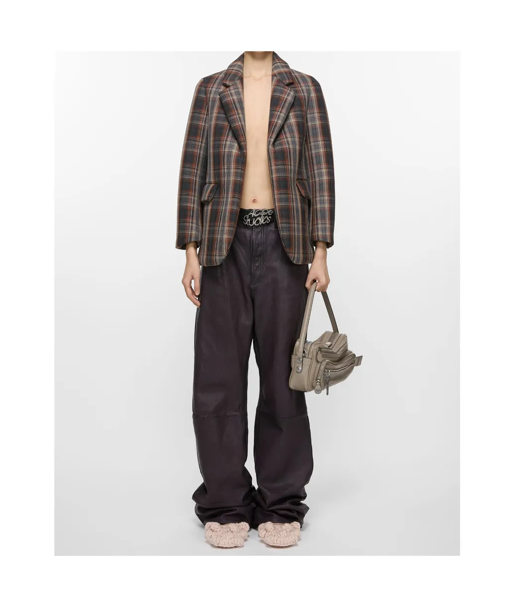 Checked Blazer