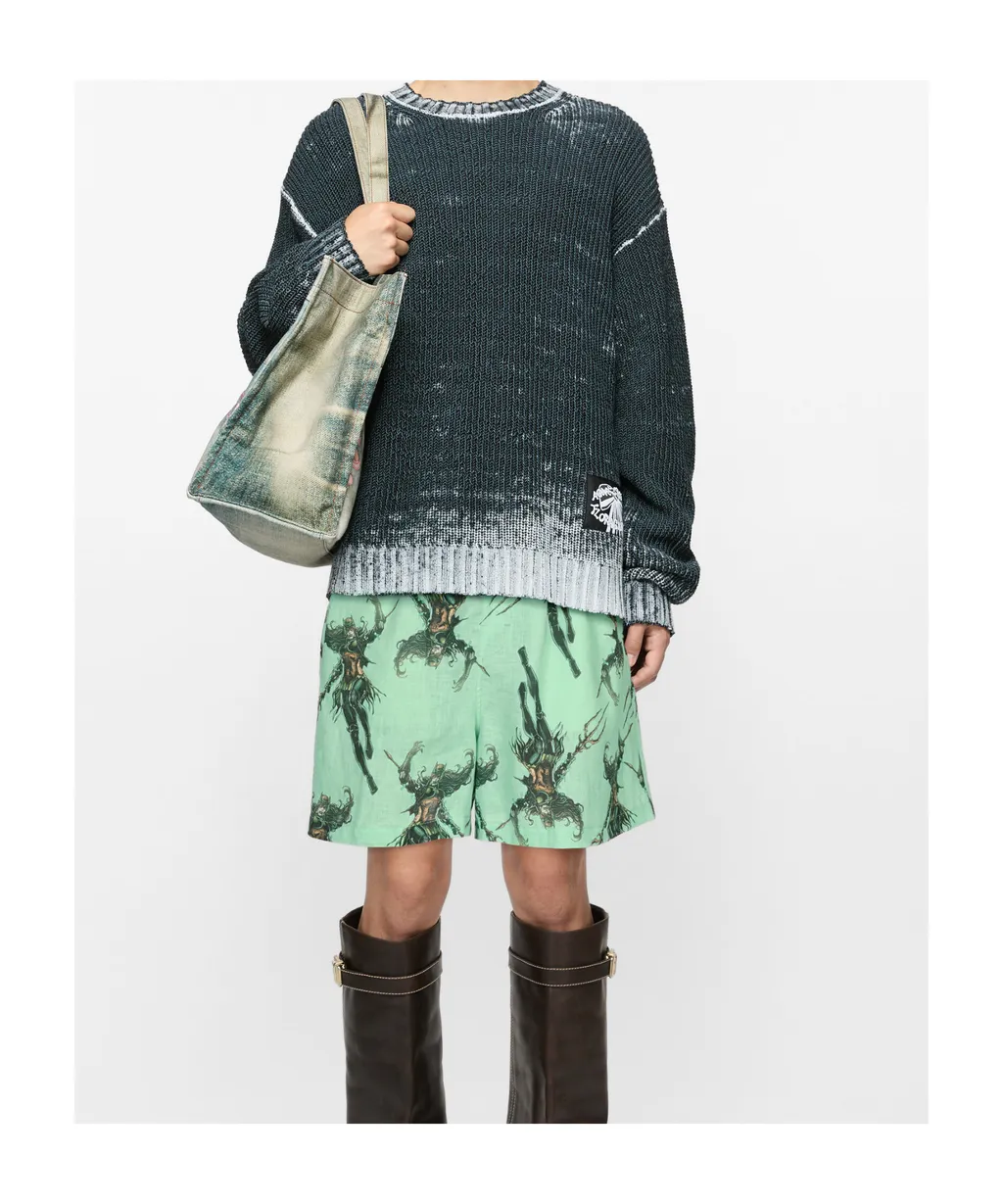 Graphic-Print Shorts