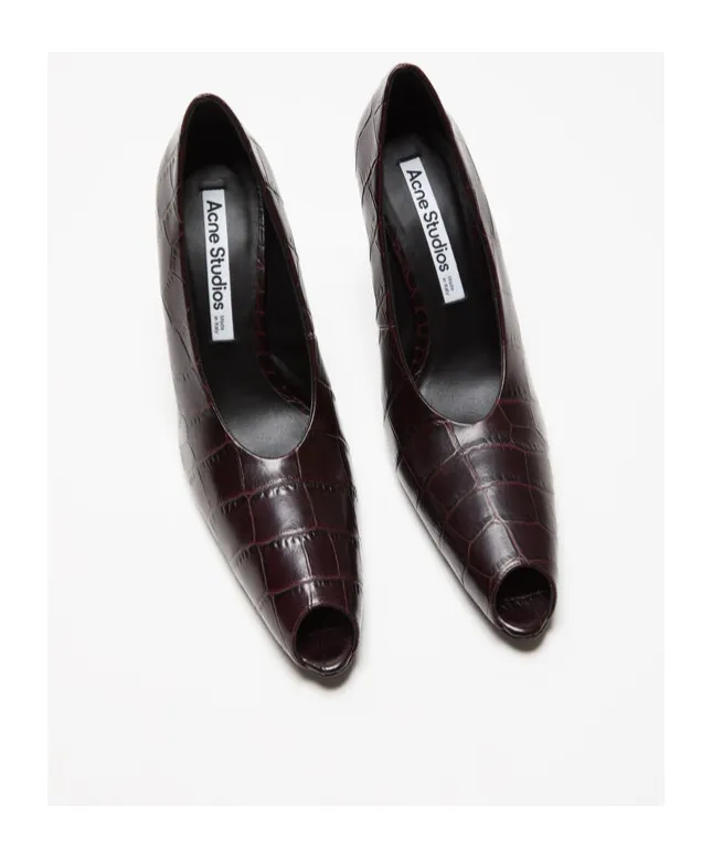 Open-Toe High Heels