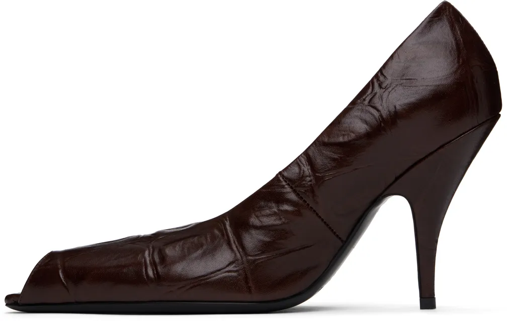Open-Toe High Heels