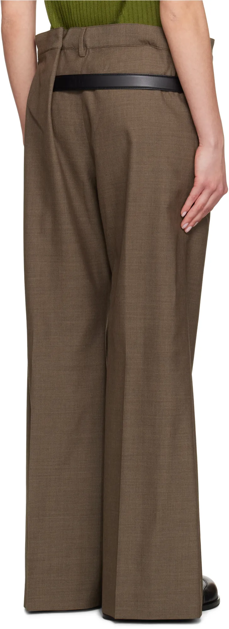 Belted Casual Pants