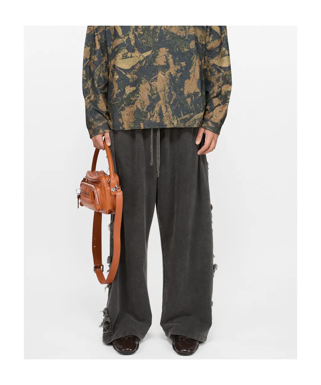 Embroidered Track Pants
