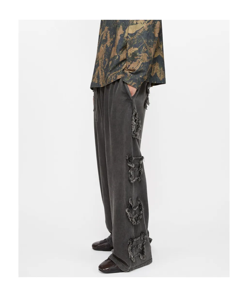 Embroidered Track Pants