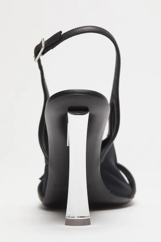 Mesh-Panelled Sandals