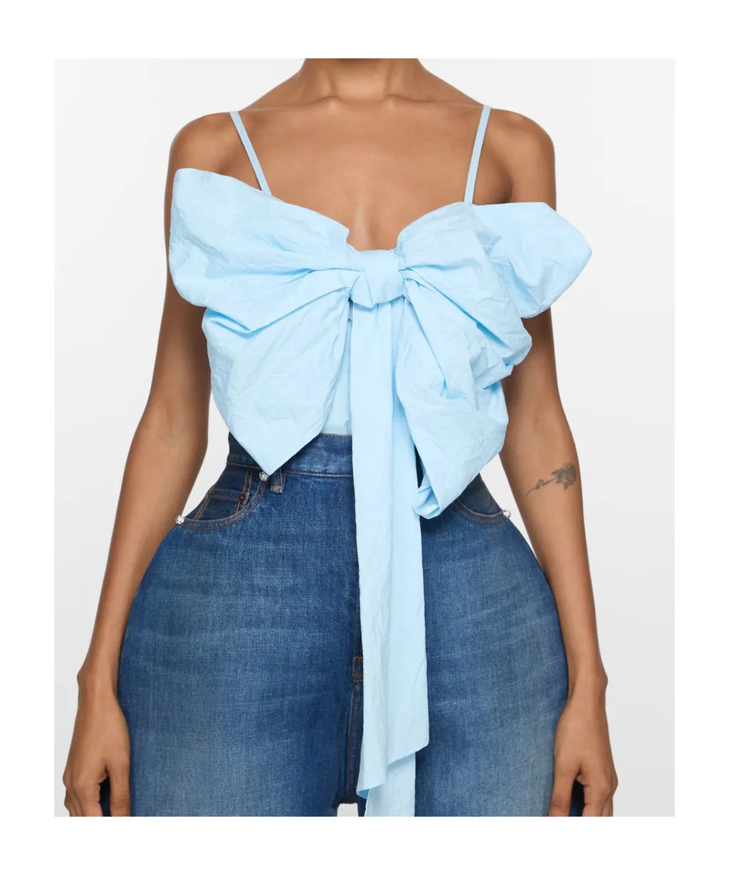 Bow Strap Blouse