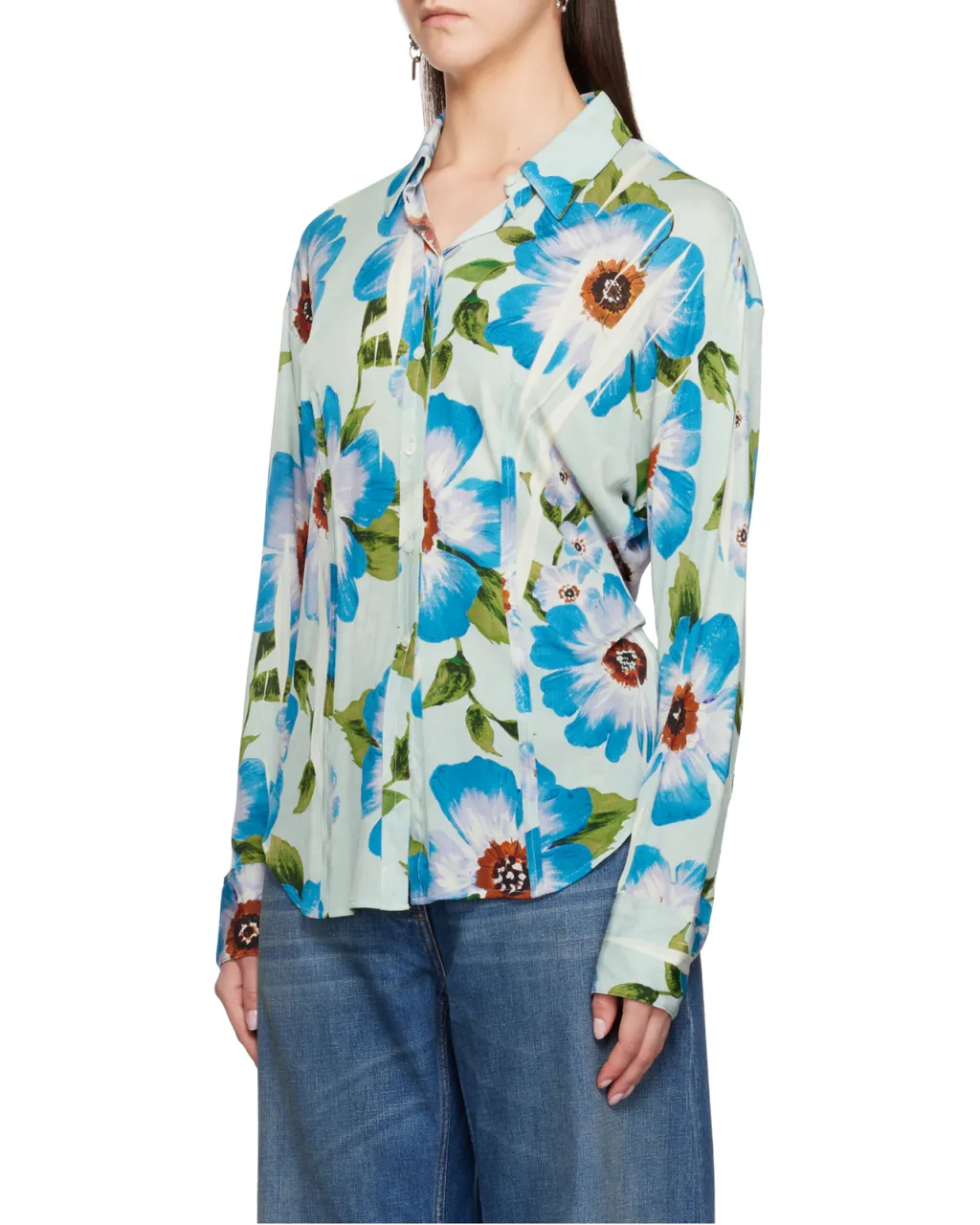 Floral-Print Shirt