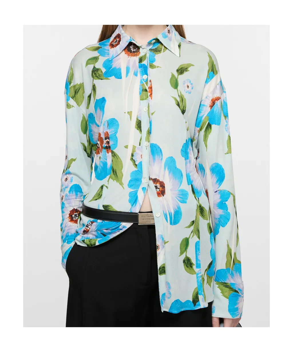 Floral-Print Shirt