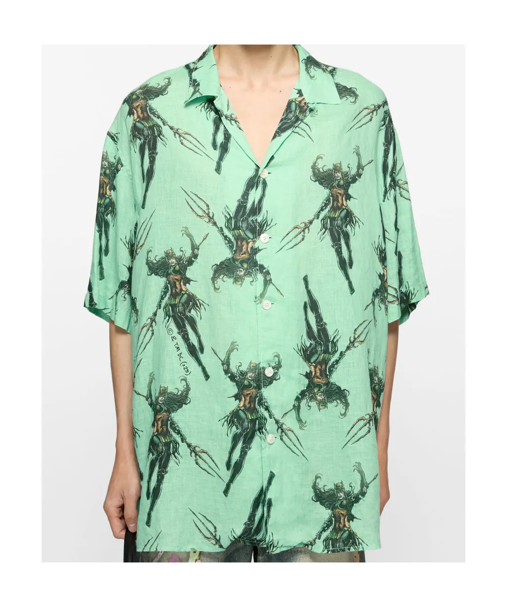 Cartoon-Print Shirt
