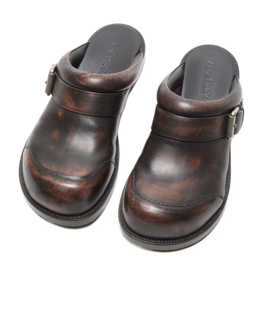 Leather Mules
