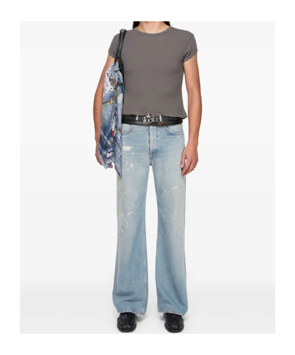 2021M Regular Fit Distressed Jeans