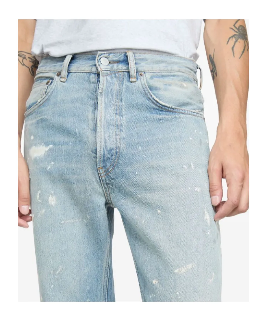 2021M Regular Fit Distressed Jeans
