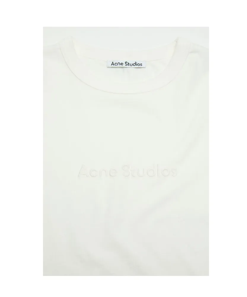 Logo Debossed Crewneck T-Shirt