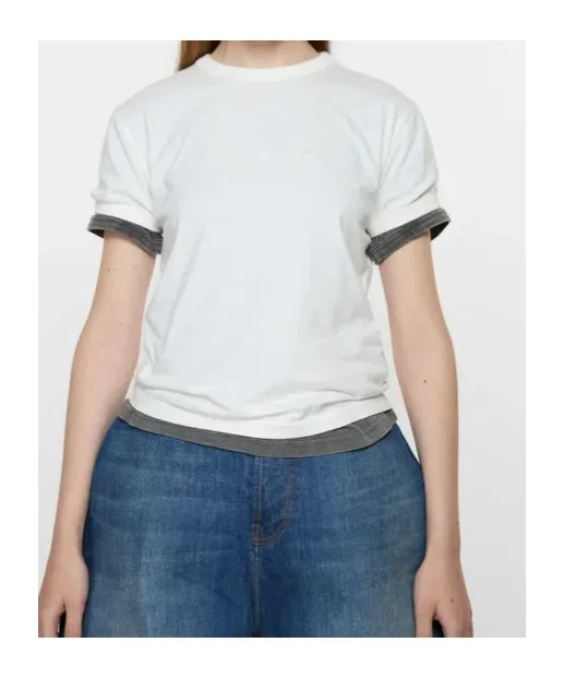 Logo Debossed Crewneck T-Shirt