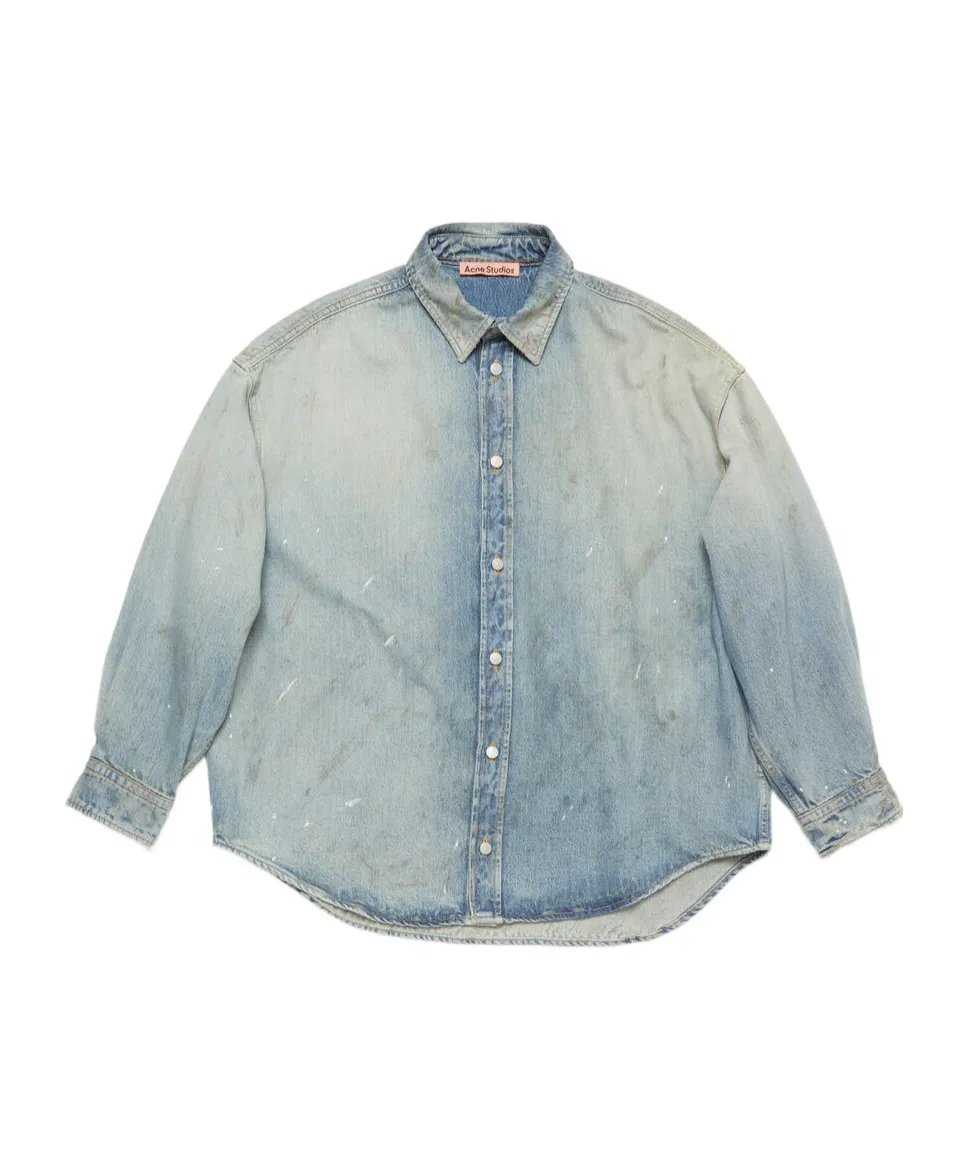 Distressed Denim Shirt