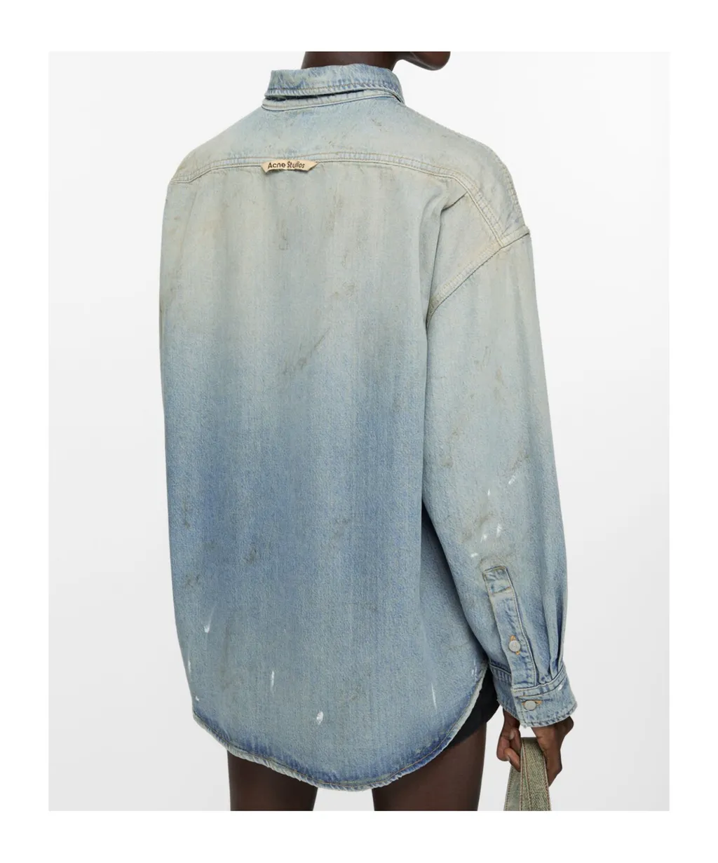 Distressed Denim Shirt