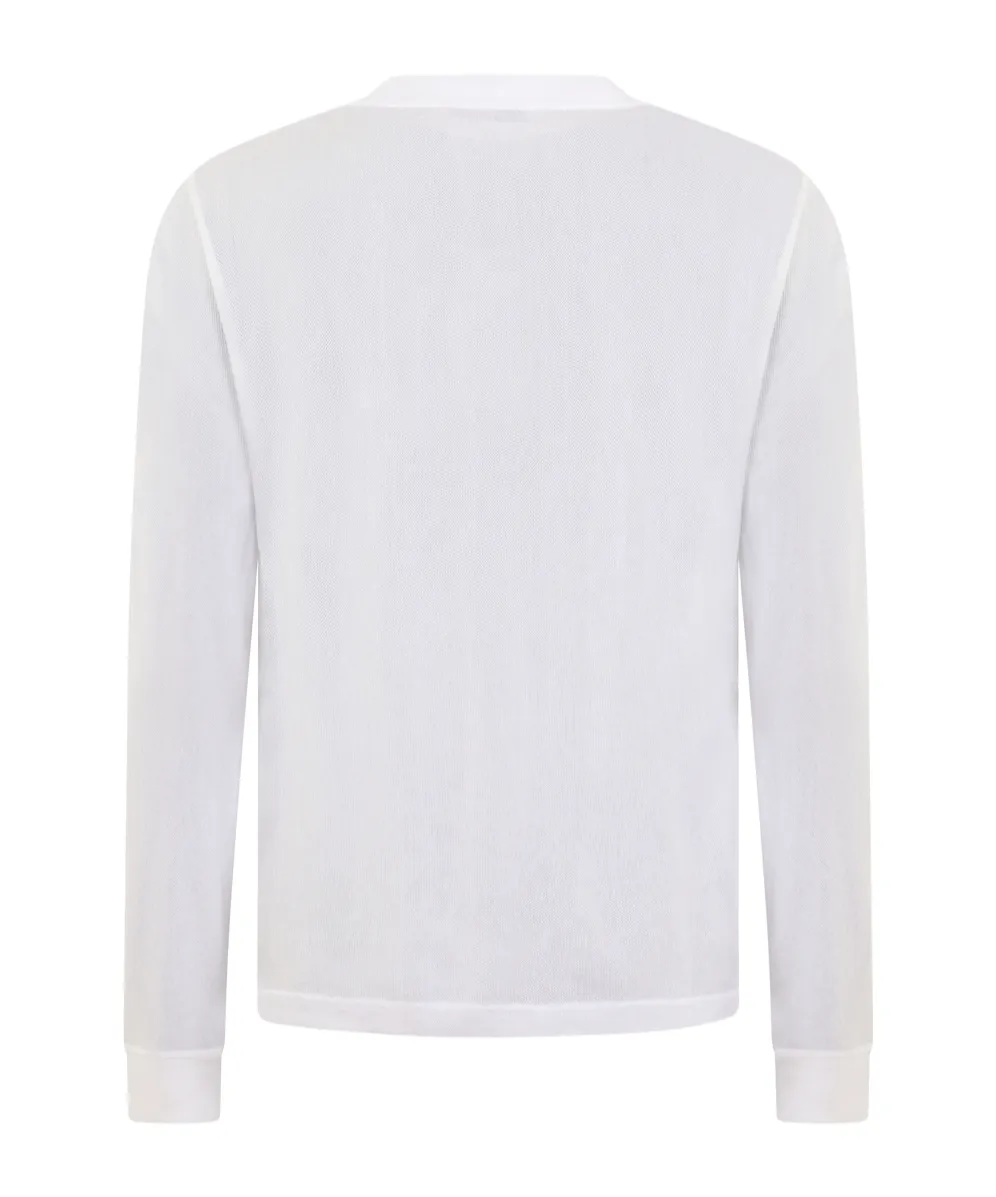 Round Collar And Long-Sleeved T-Shirt