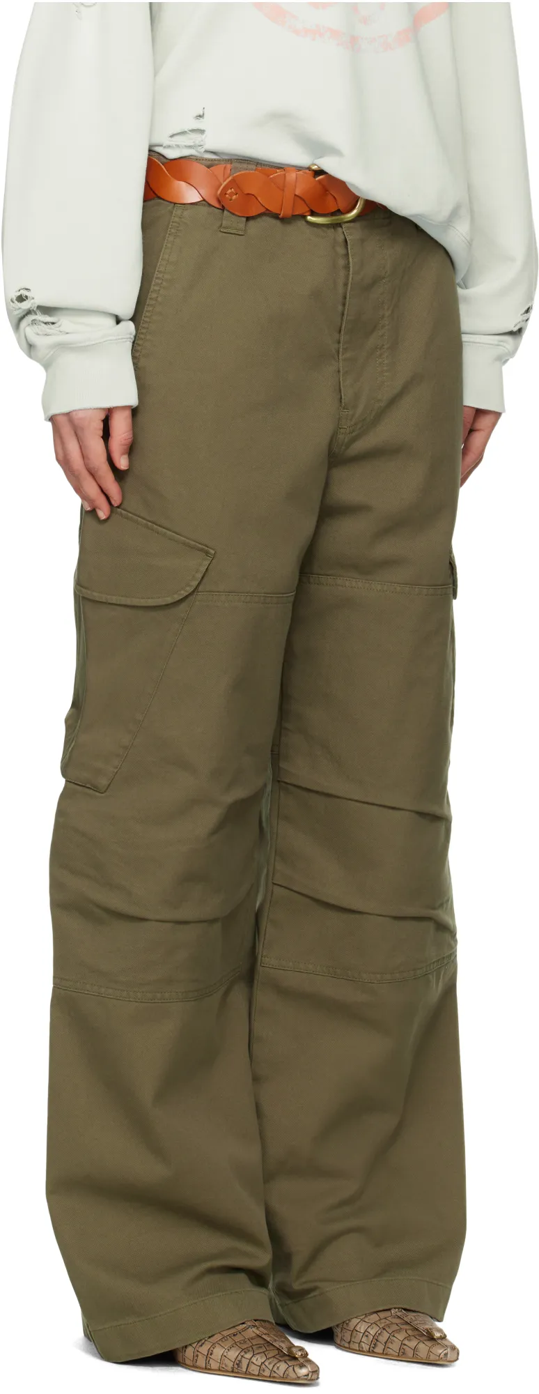 Logo-Patch Cargo Pants