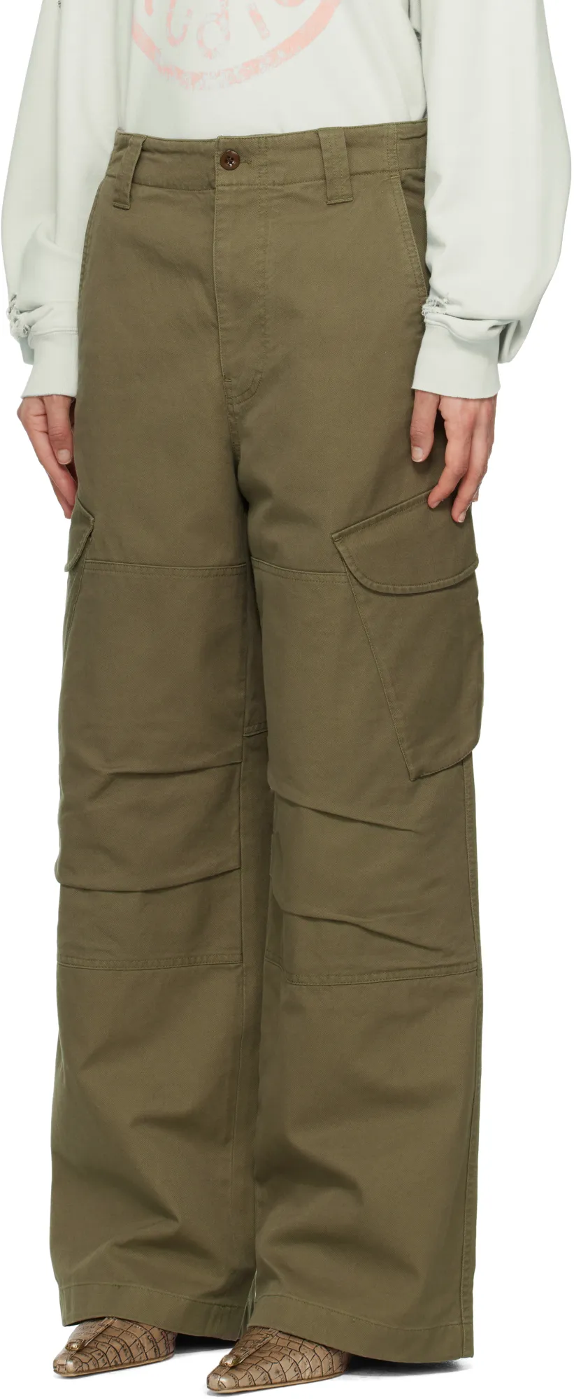 Logo-Patch Cargo Pants