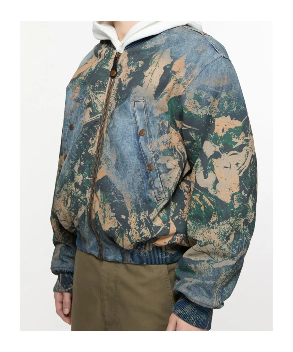 Denim Bomber Jacket