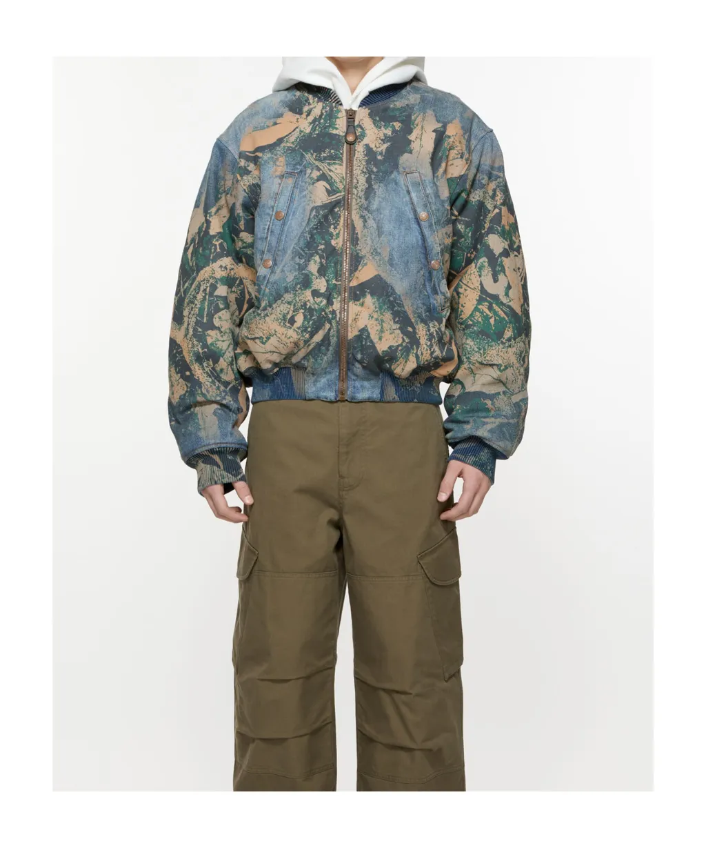 Denim Bomber Jacket