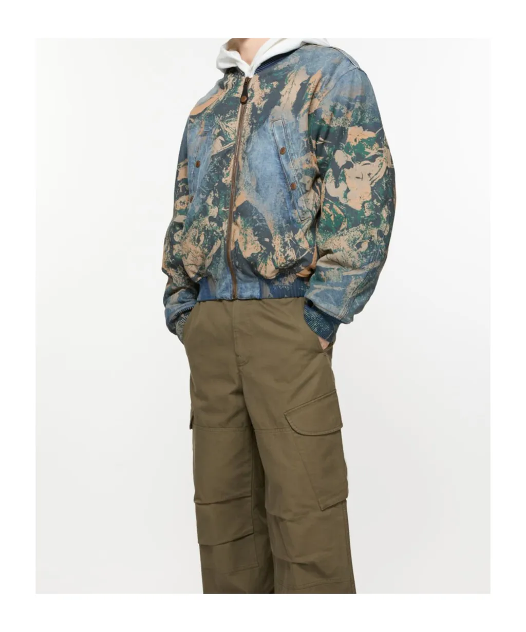 Denim Bomber Jacket