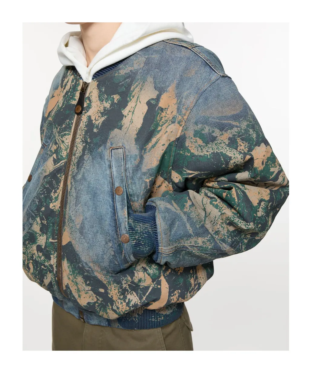 Denim Bomber Jacket
