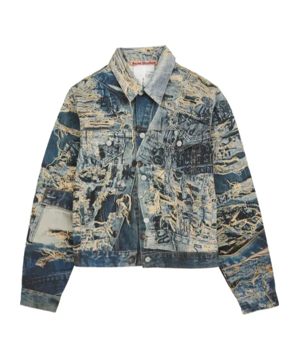 Printed Denim Jacket