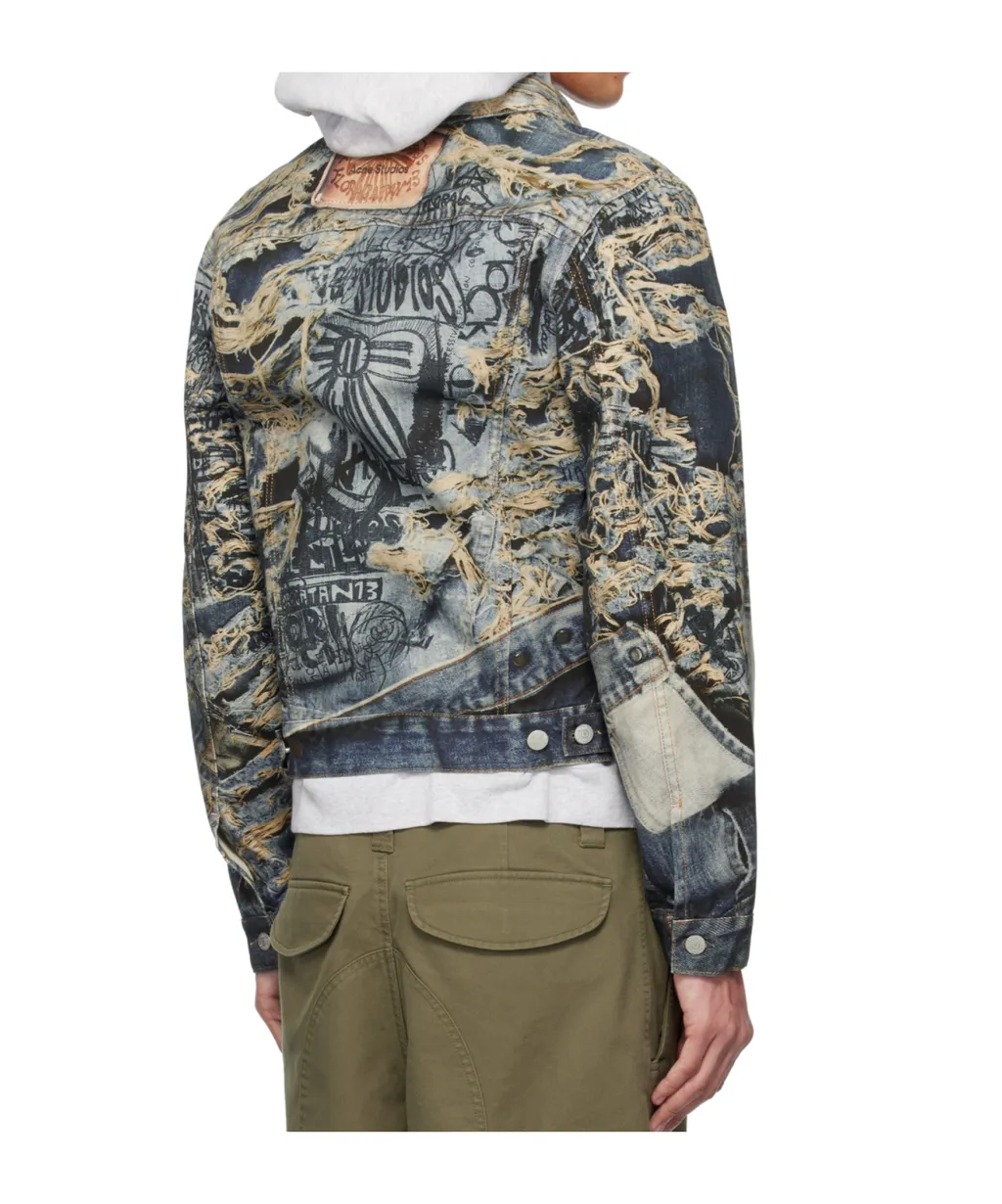Printed Denim Jacket