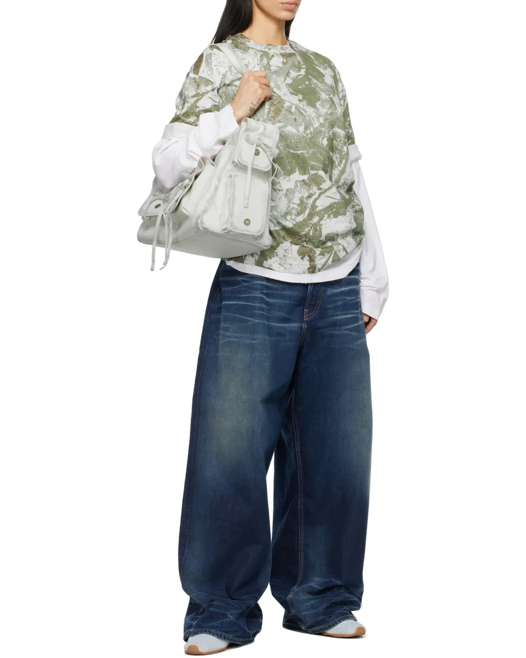 Multi-Pocket Shoulder Bag