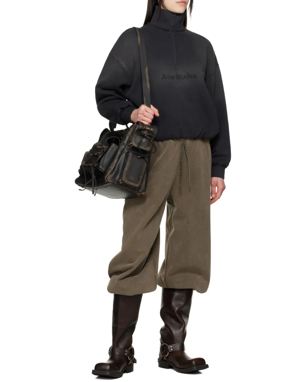 Multi-Pocket Shoulder Bag