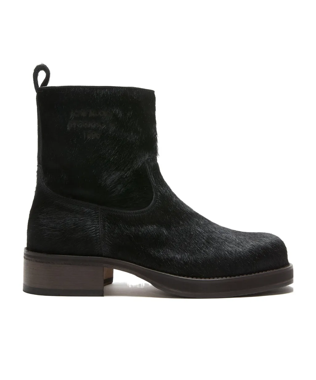 Round-Head Ankle Boots