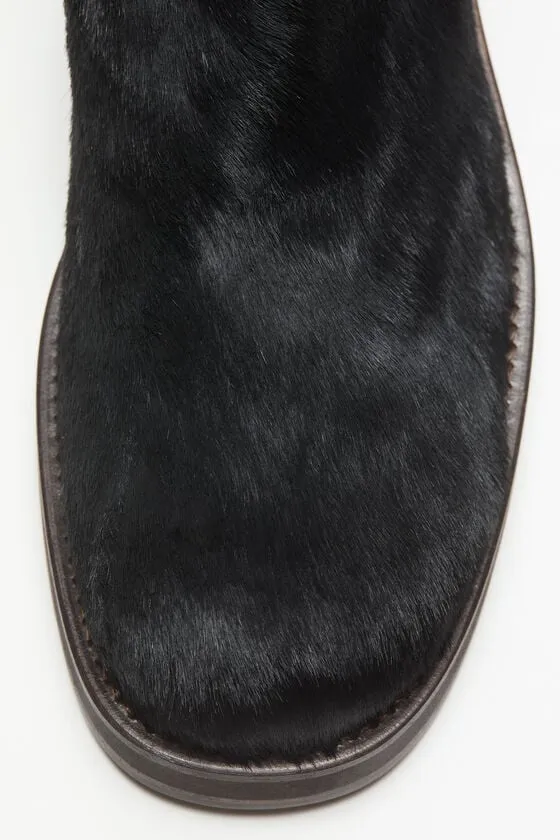 Round-Head Ankle Boots