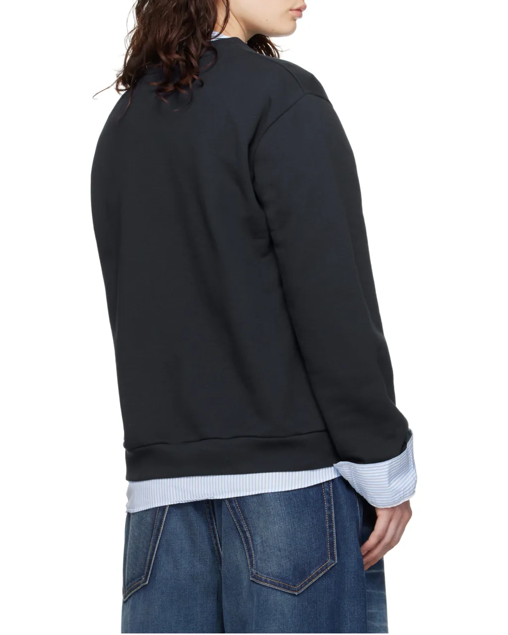 Long-Sleeved Crewneck Sweatshirt