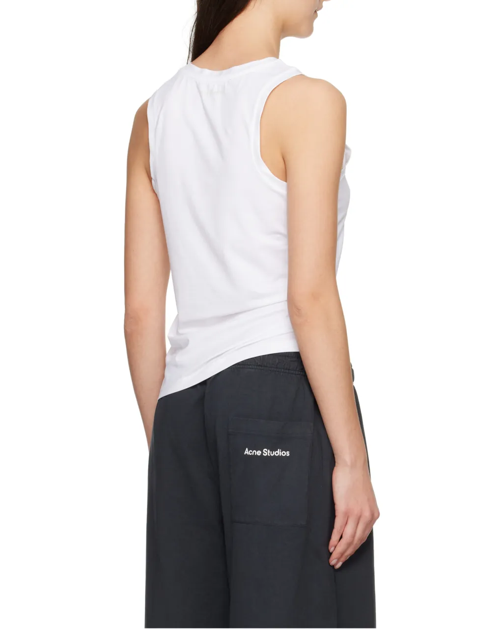 Logo Patch Jersey Tank Top