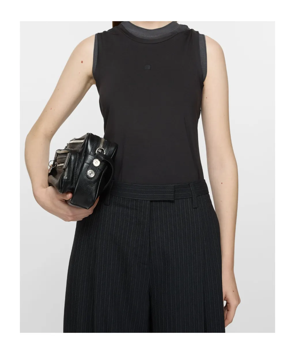 Logo Patch Jersey Tank Top