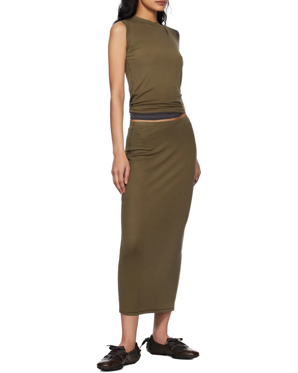 Elastic Waist Skirt
