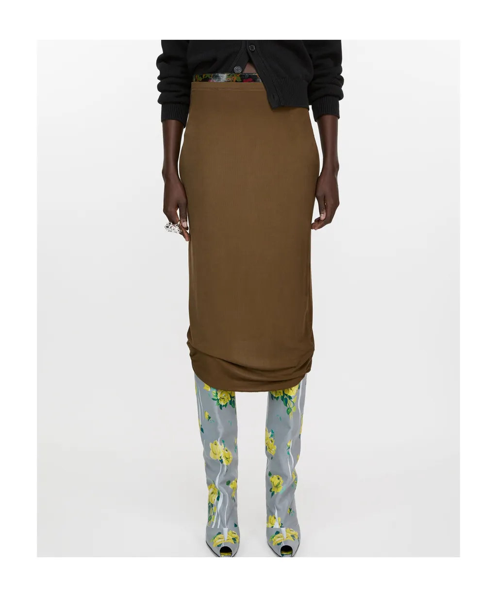 Elastic Waist Skirt